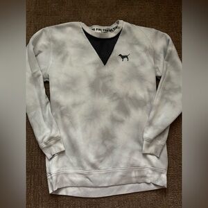 VS Pink grey tie dye Sweater